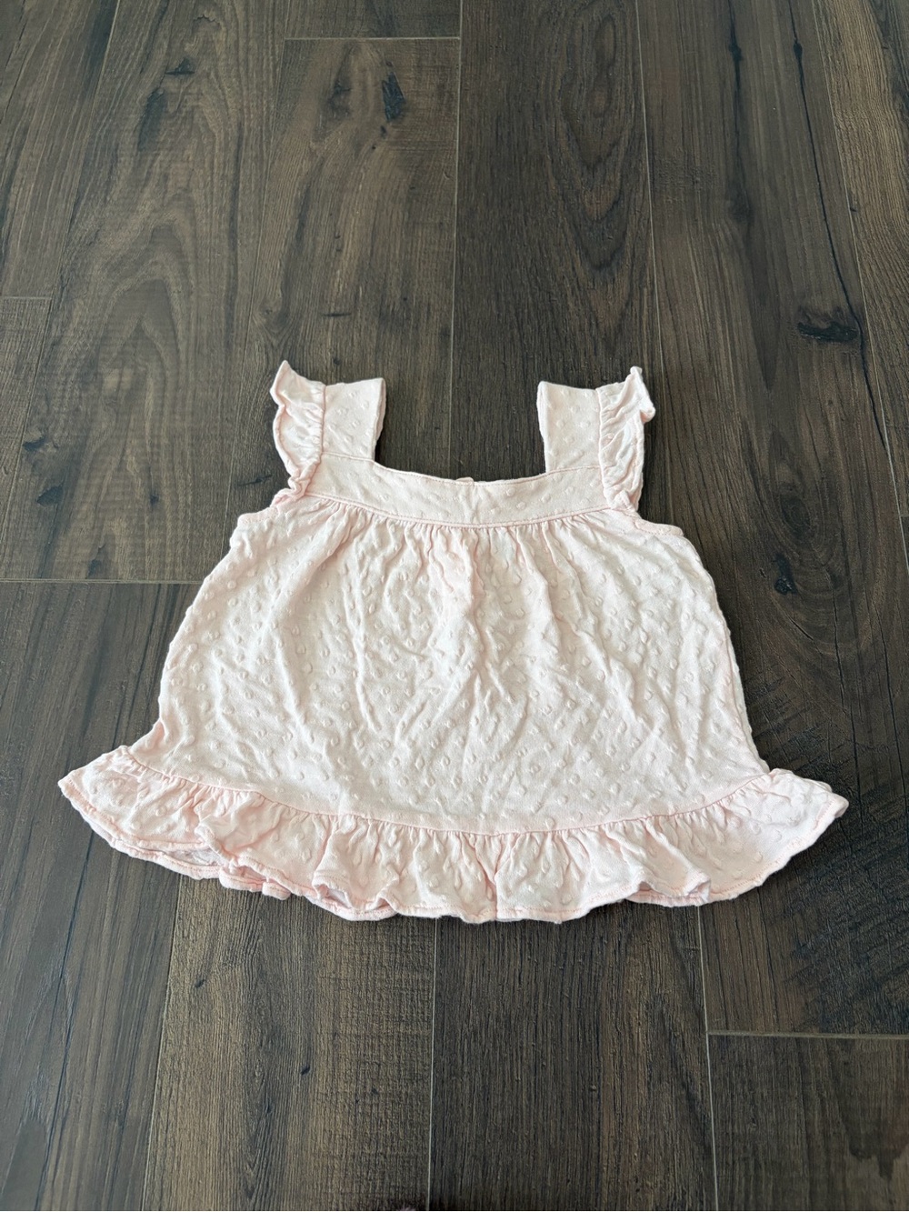 BabyGAP Light Pink Ruffle-Trim Tank Top